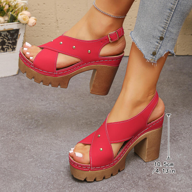 Vintage Super High Heel Cross  - Summer Clothing Sale review and price