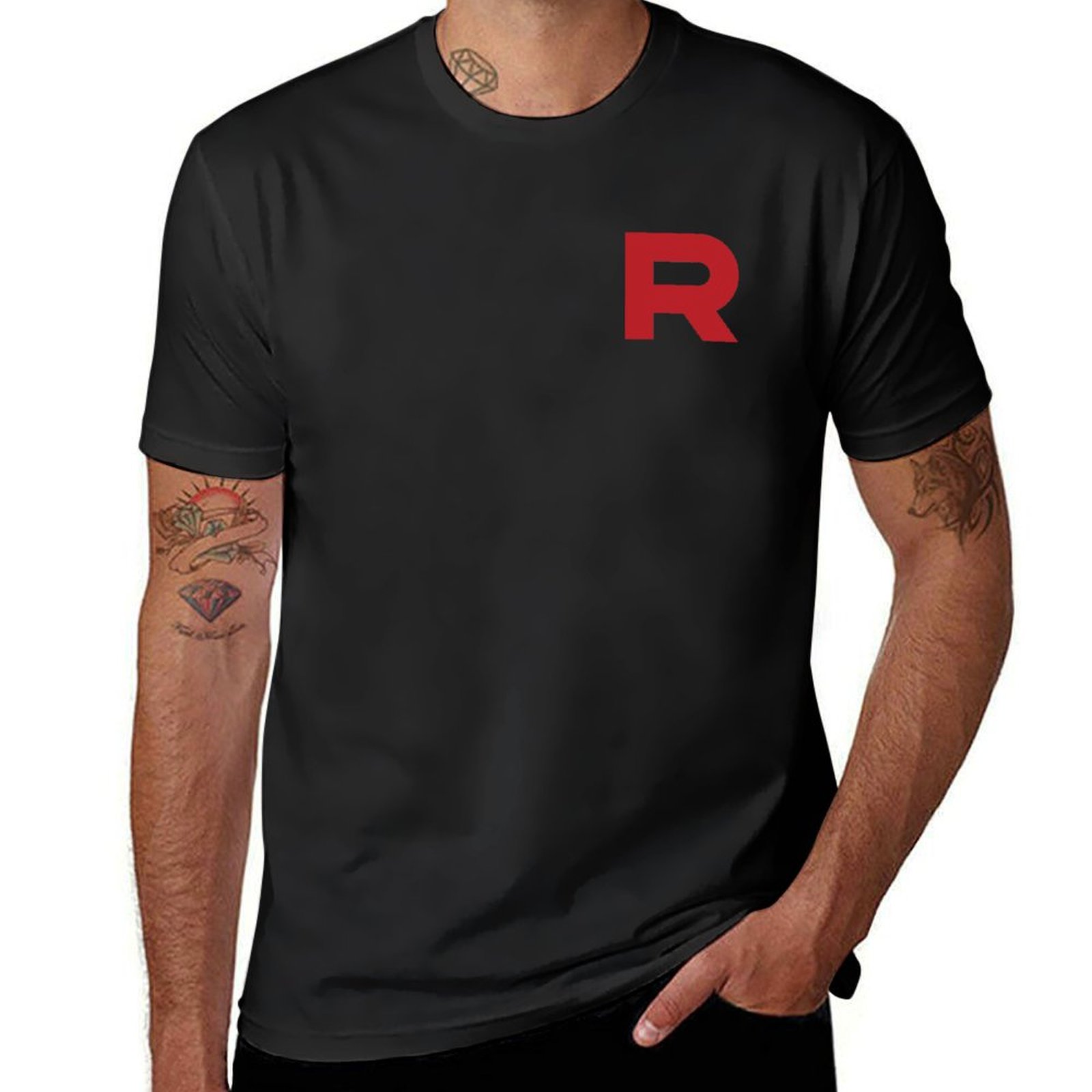 Team Rocket T-Shirt anime spor - Summer Clothing Aesthetic review and price