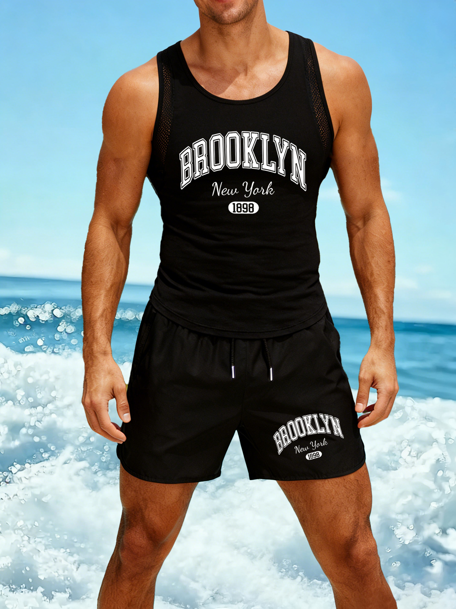 Brooklyn New York Pattern Men  - Summer Clothing Vintage review and price